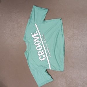 UC SPORTSWEAR BY URBAN COUTURE WHOLESALE, OVERSIZED, CROP ATHLETIC TOP